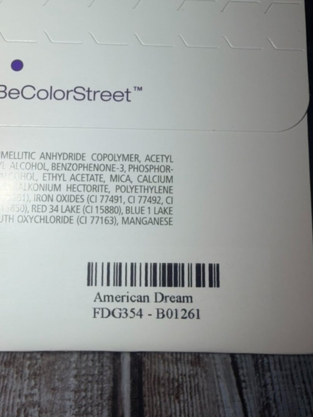 American Dream Color Street Nail Polish Strips Retired Stars Glitter July 4th - Picture 3 of 3